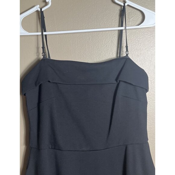 Banana Republic Dress Strap(less) Basic LBD Midi Ponte POCKETS Versatile Women 4 - Picture 6 of 12